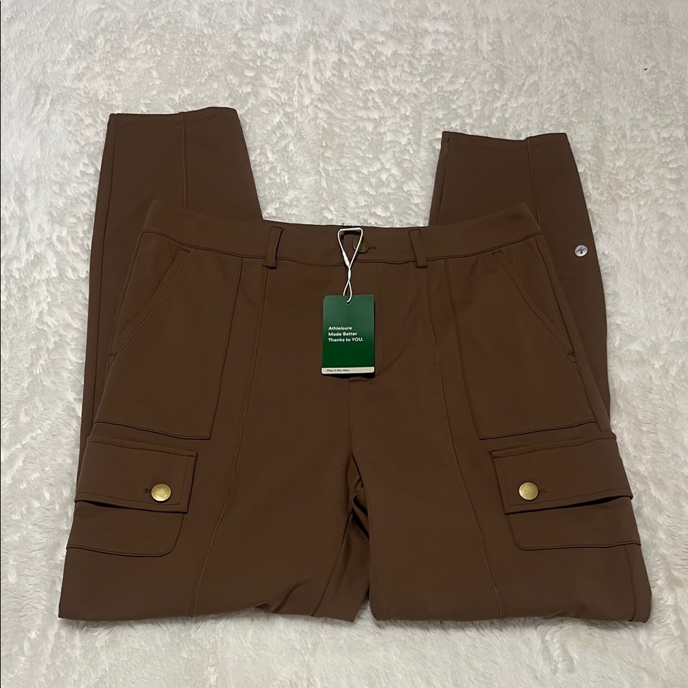 HALARA Women's Brown Cargo Pants
